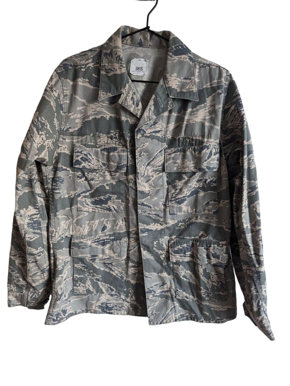 US Air Force Combat Uniform Long Sleeve Shirt Medium Short 36S